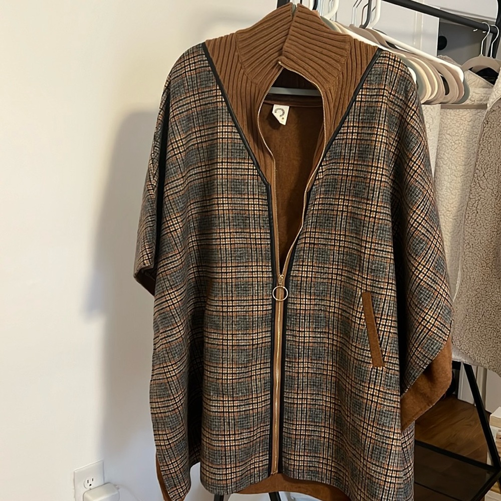 Akemi + Kin (Anthropologie) cape jacket. One size fits most